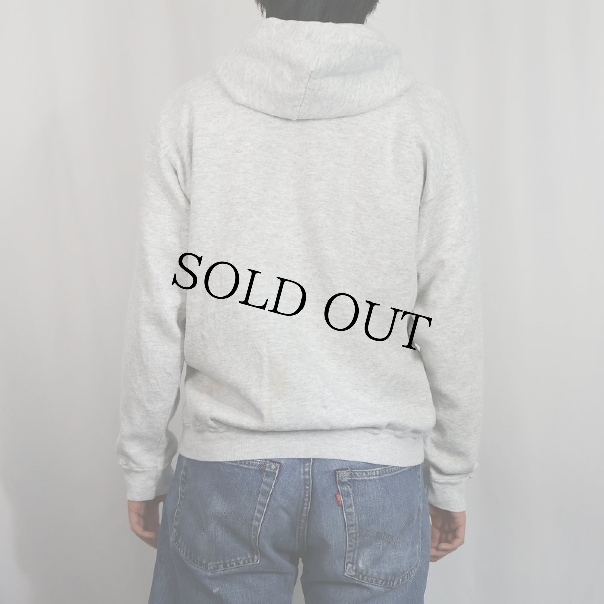 画像3: 90's Ultra Fleece USA製 無地 スウェットジップパーカー L (3)