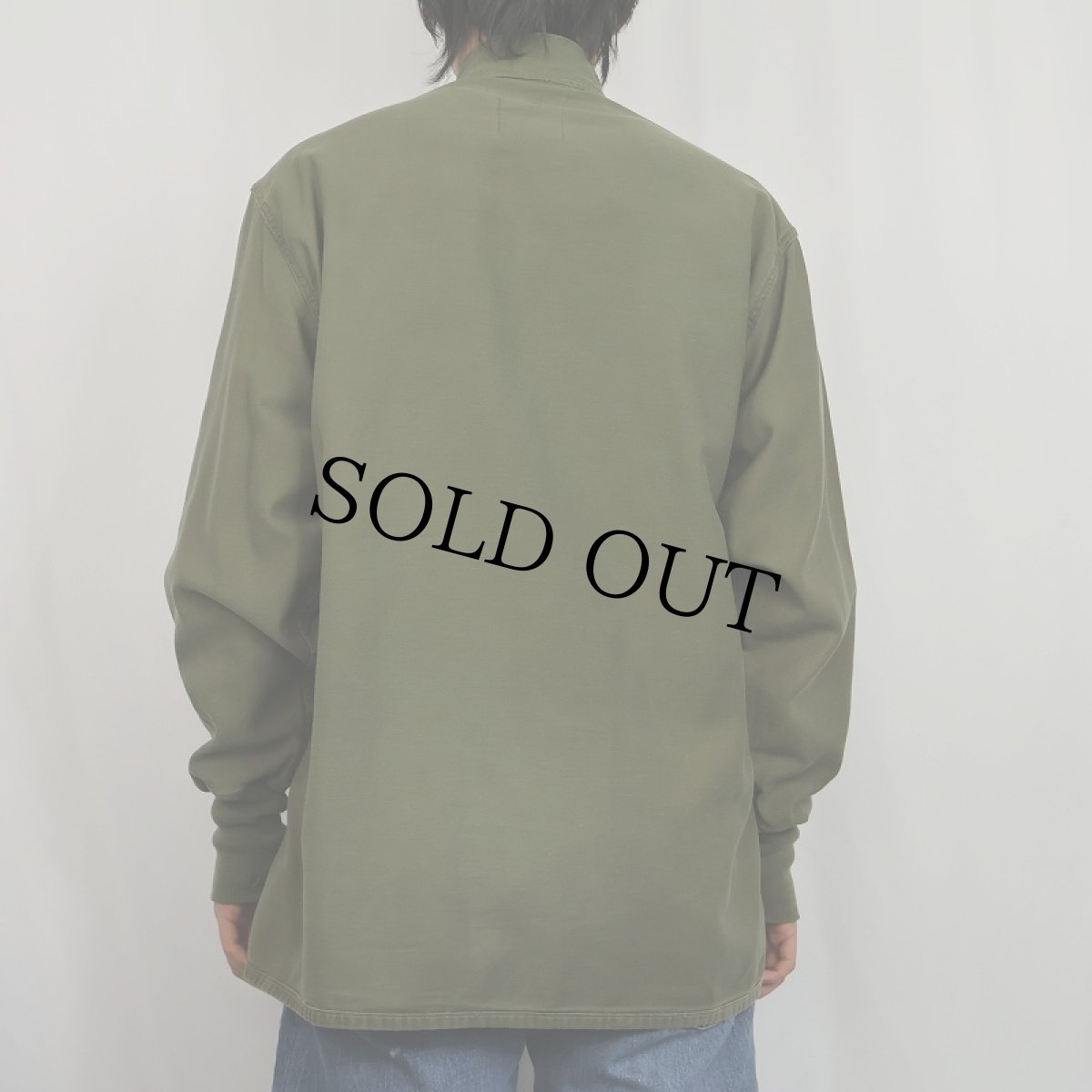 画像3: 70's U.S.ARMY ケミカルプロテクティブ ライナーシャツ MEDIUM (3)