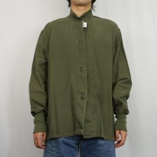 画像2: 70's U.S.ARMY ケミカルプロテクティブ ライナーシャツ MEDIUM (2)