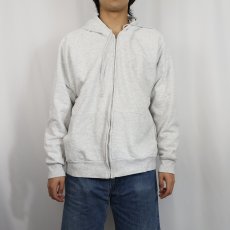 画像2: Pierre 裏サーマル 無地 スウェットジップパーカー XL (2)