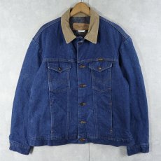 画像1: 80's Wrangler USA製 ブランケットライナー デニムジャケット SIZE46 (1)