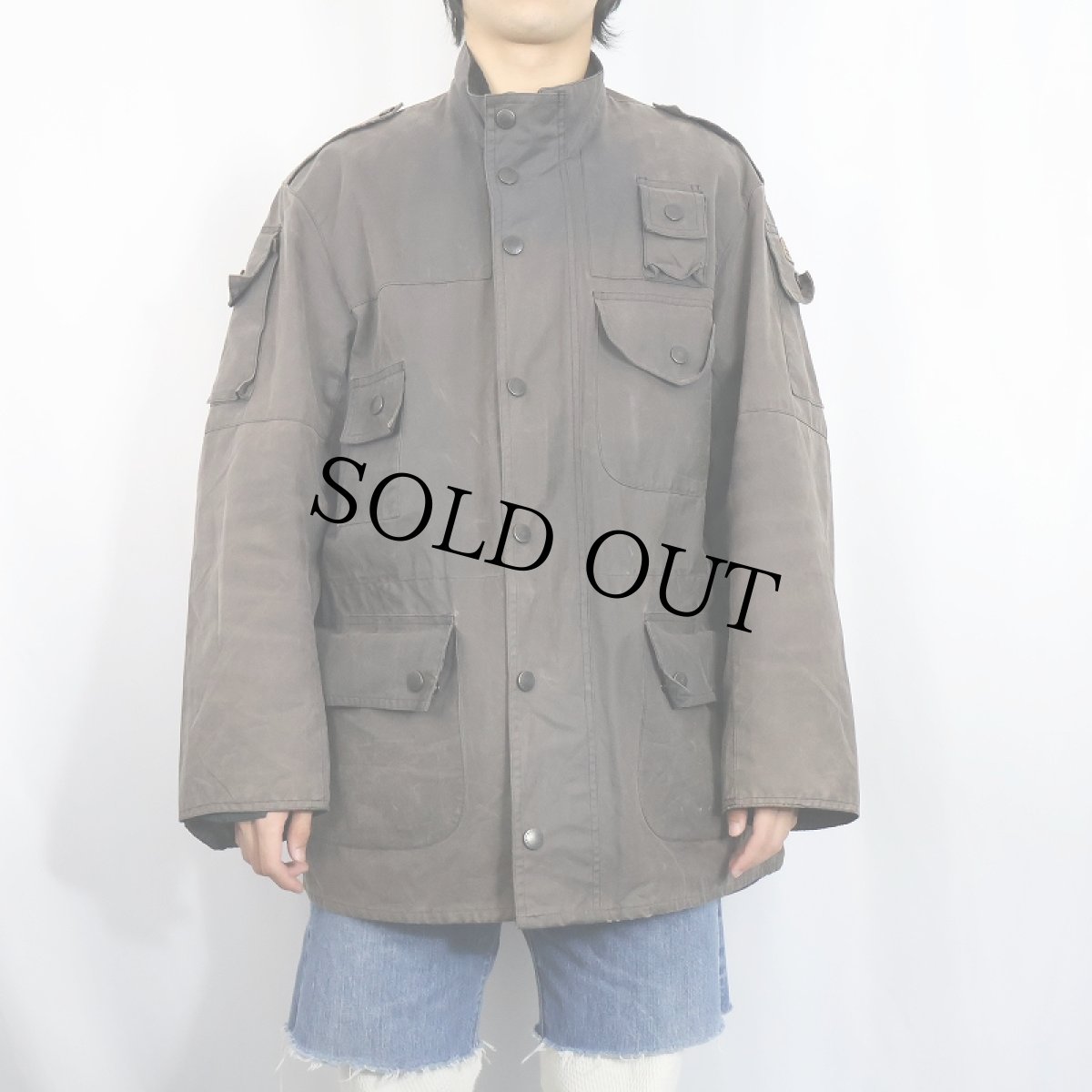 画像2: Barbour ENGLAND製 "COWN COMMANDO JACKET" オイルドジャケット (2)