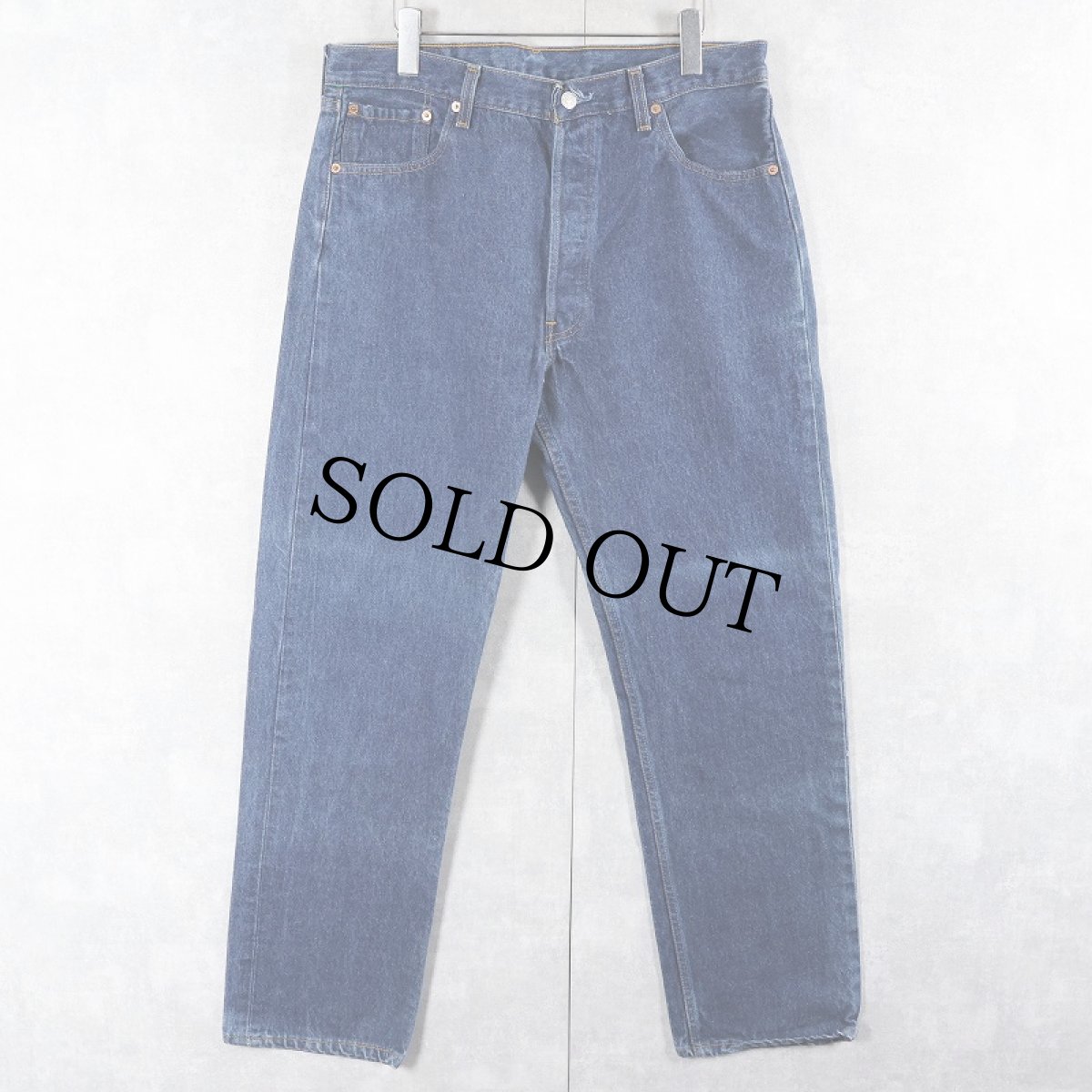 画像2: 90's Levi's 501 USA製 デニムパンツ W35 (2)