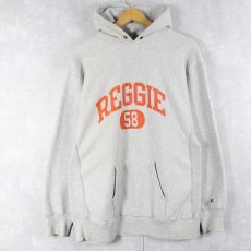 画像1: 80's Champion REVERSE WEAVE USA製 トリコタグ "REGGIE" スウェットフーディー XXL (1)