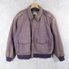 画像1: PARIS SPORT CLUB "A-2 TYPE" レザージャケット L (1)