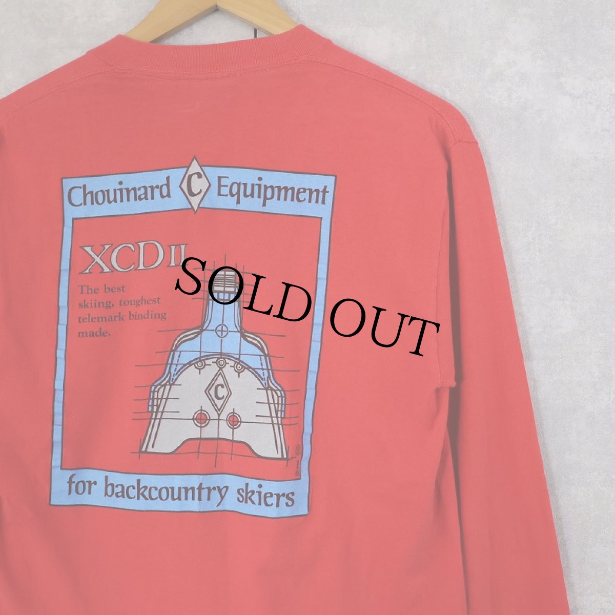 画像1: 80's Chouinard Equipment USA製 "XCDII" プリントロン L  (1)