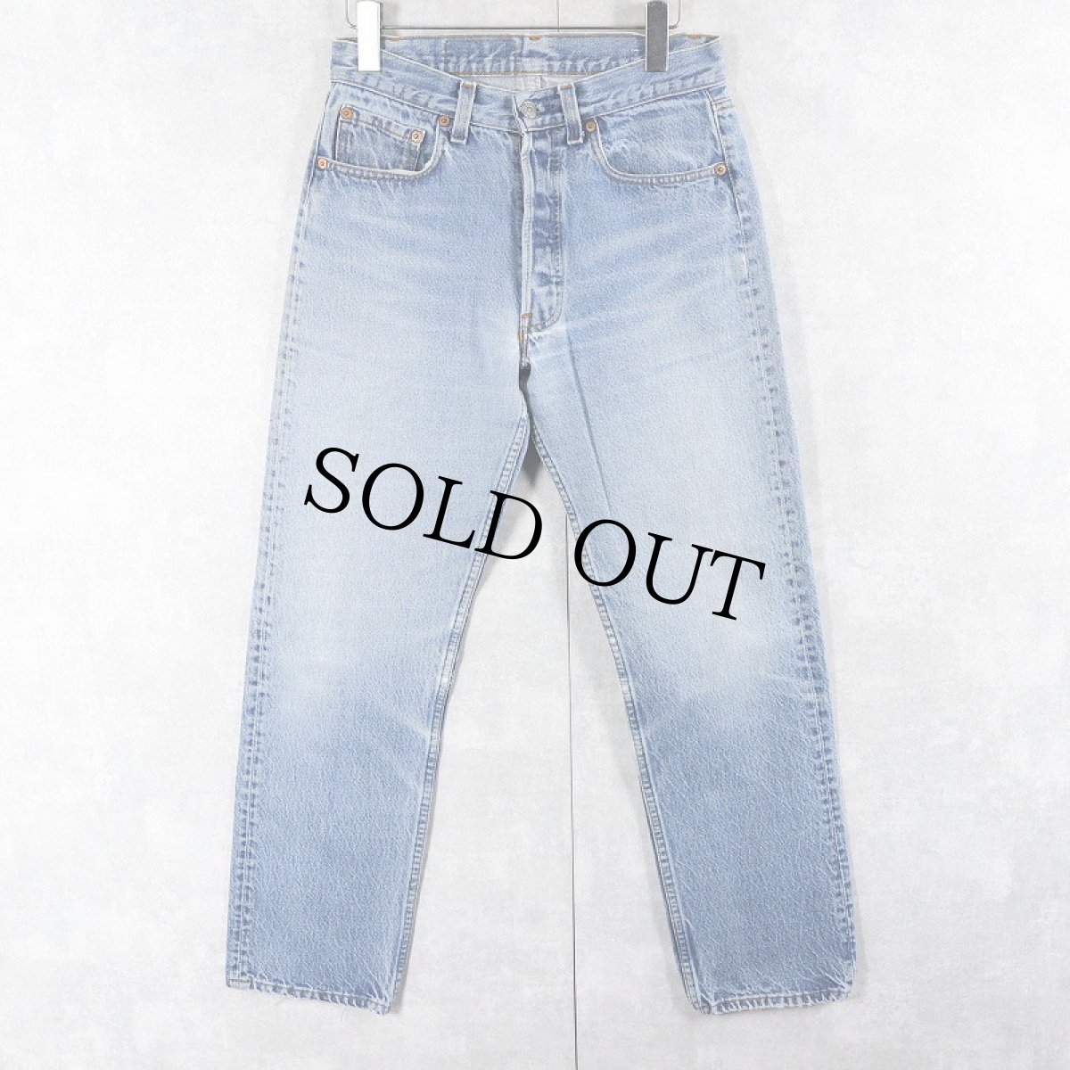 画像1: 80's Levi's 501 USA製 デニムパンツ W28 (1)