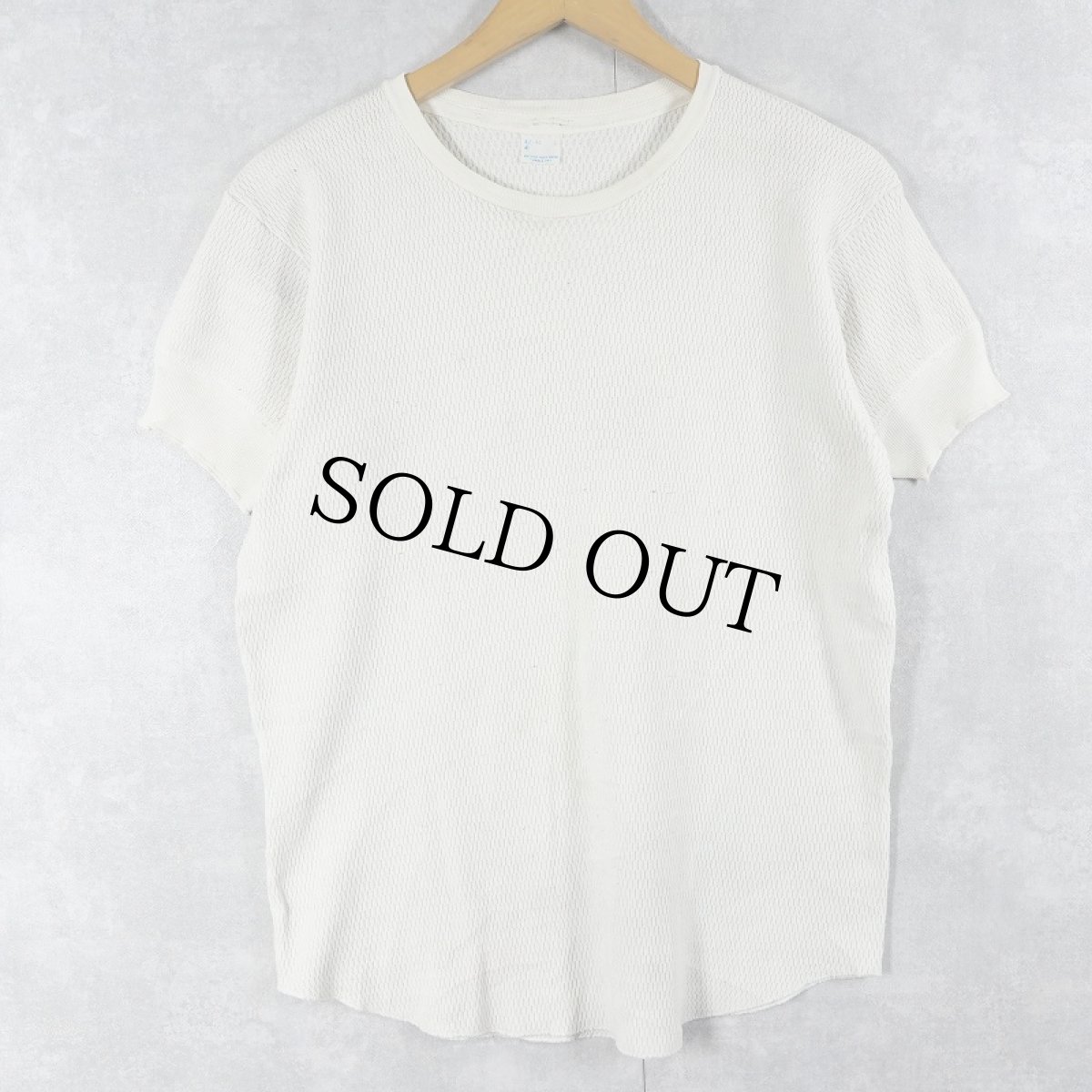 画像1: 70〜80's サーマルTシャツ L (1)