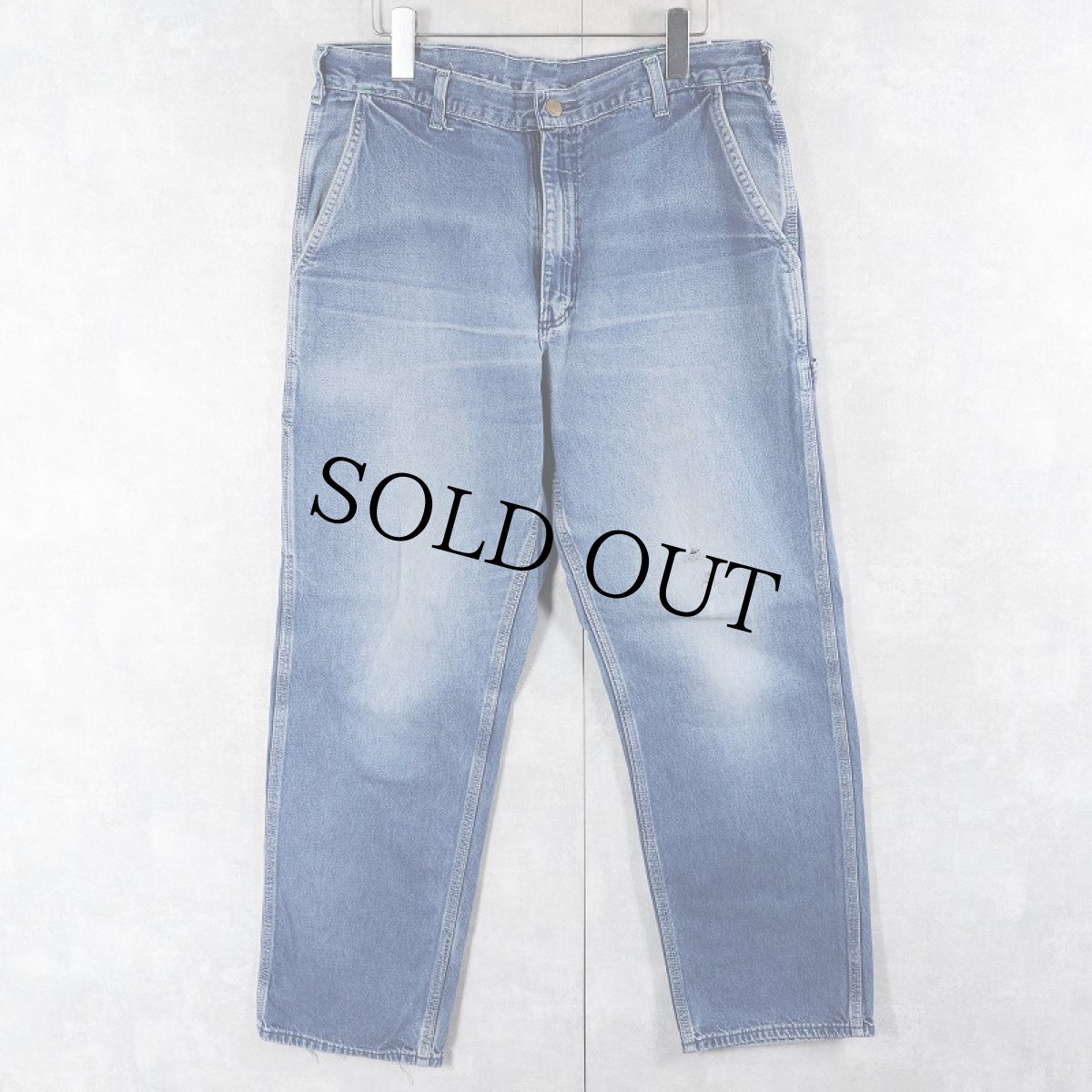 画像1: 60〜70's OSH KOSH デニムペインターパンツ W34 (1)