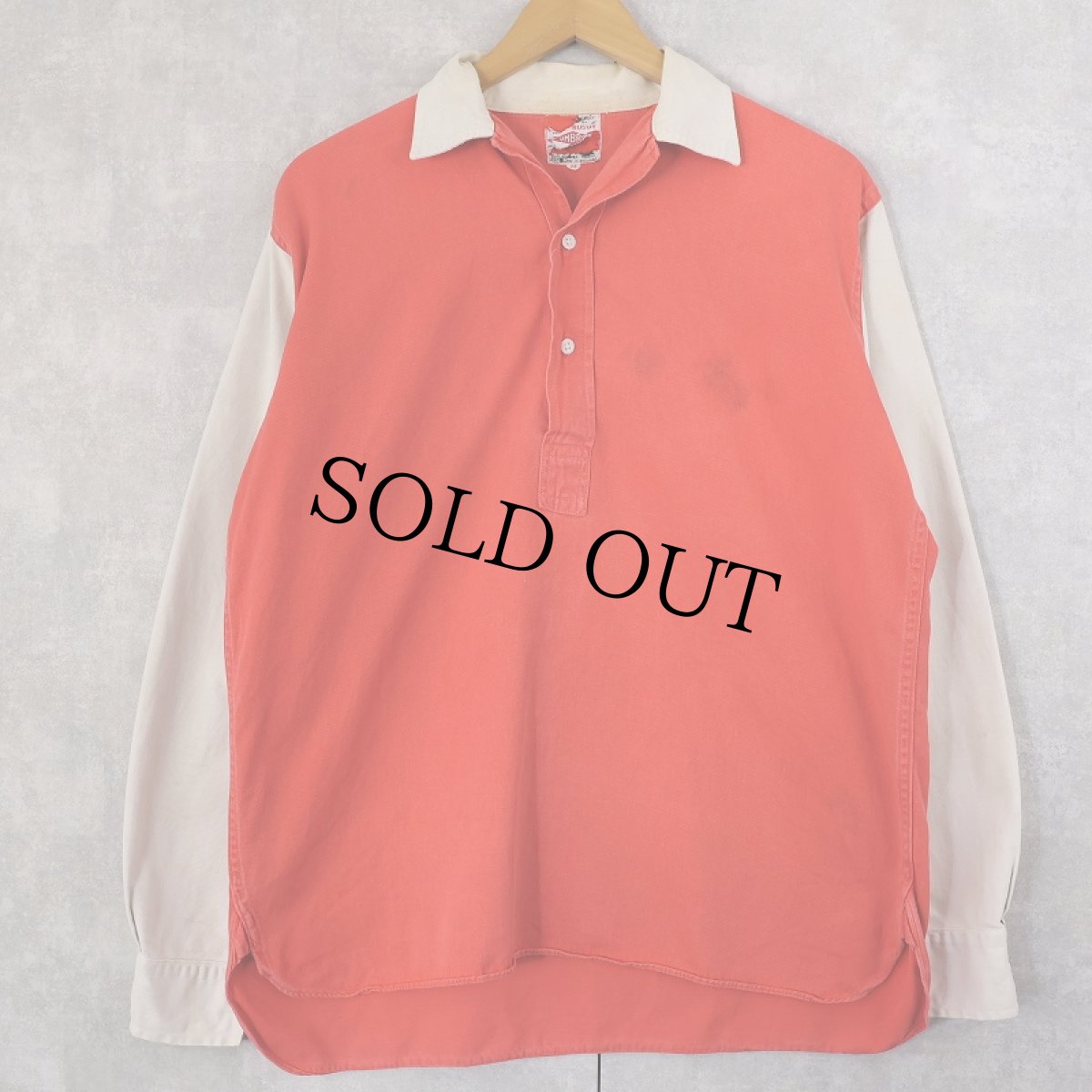 画像3: 50〜60's UMBRO ENGLAND製 マチ付き 2トーン ホッケーシャツ M (3)