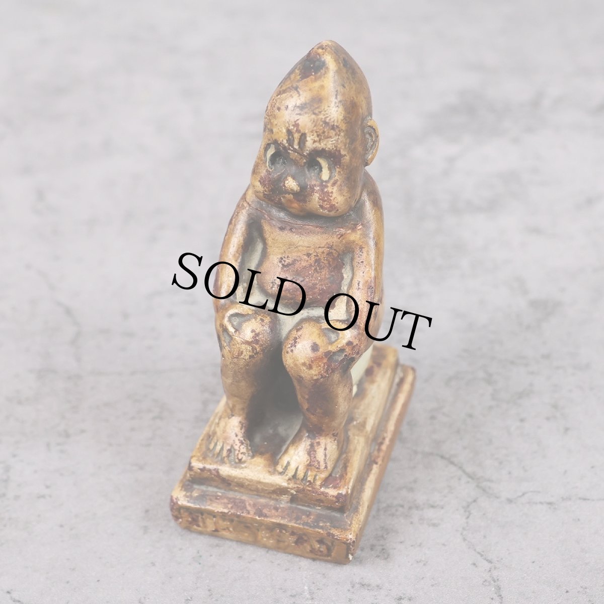 画像1: VINTAGE "BILLYCANT" ビリケン 陶器オブジェ  (1)