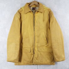 画像1: 50's Sears JC Higgins キルティングライナー 中綿入り ラビットフード ハンティングジャケット (1)