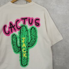 画像1: Travis Scott Cactus Jack ロゴプリントTシャツ XL (1)