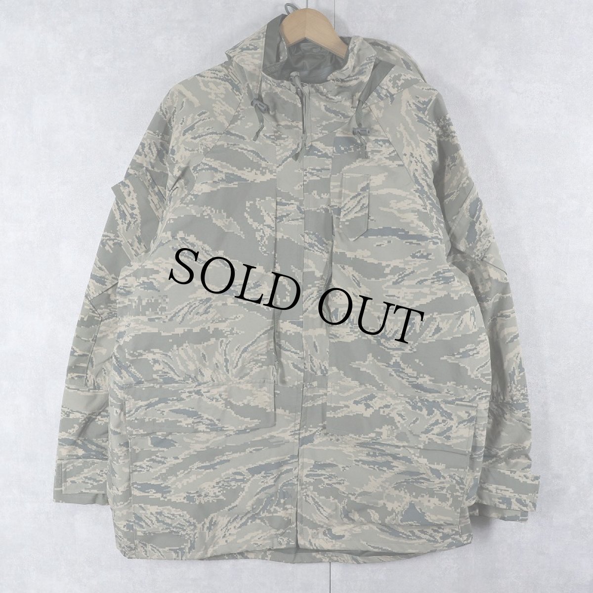 画像1: 2000's U.S.AIR FORCE APECS ABU デジタルタイガーカモ GORE-TEX パーカー MEDIUM-REGULAR (1)