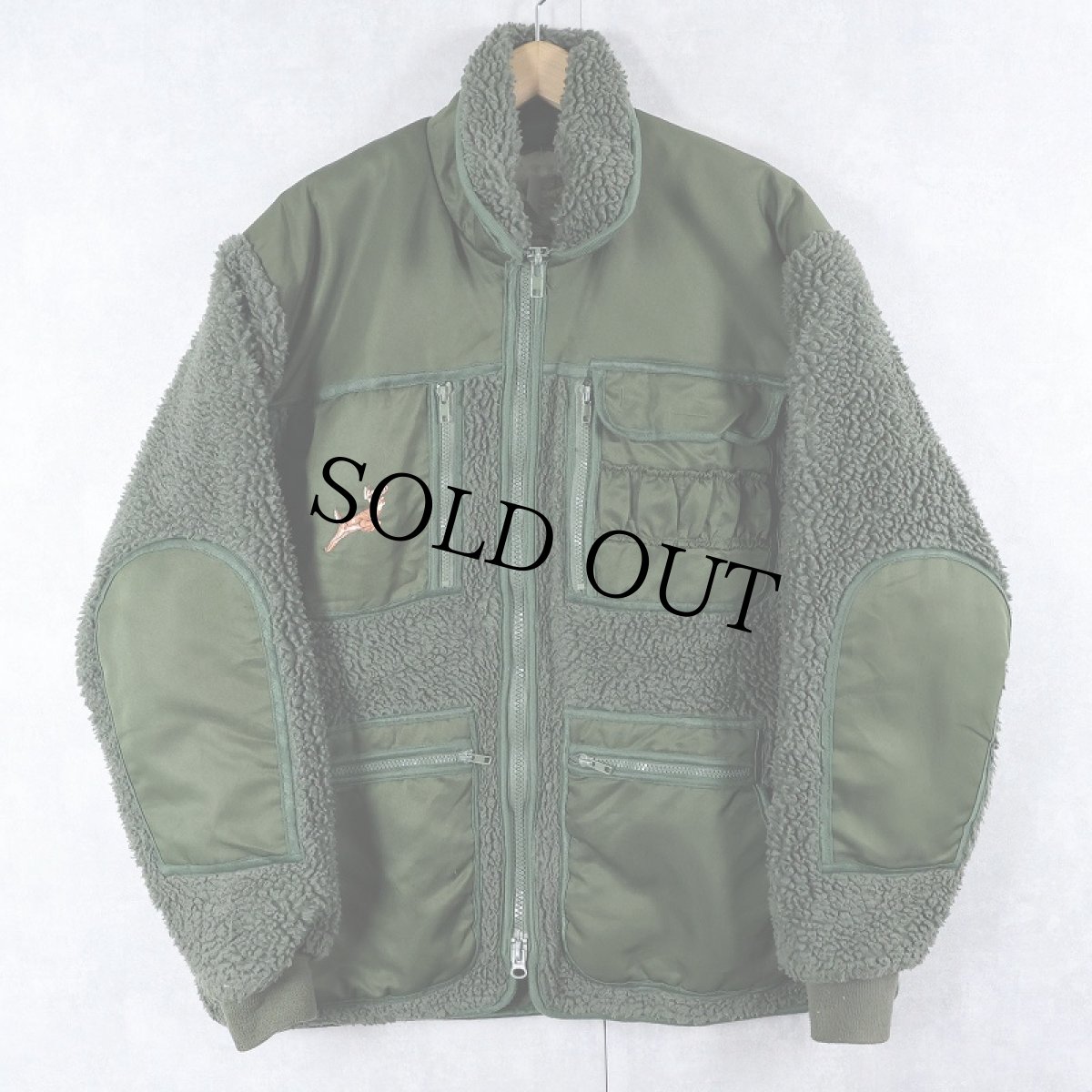 画像1: Classic Gear エルボーパッチ付き ボアジャケット (1)