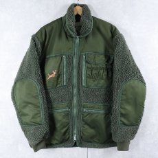 画像1: Classic Gear エルボーパッチ付き ボアジャケット (1)