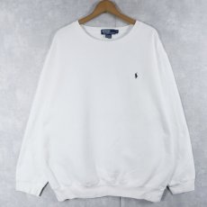 画像1: POLO Ralph Lauren ロゴ刺繍 スウェット M (1)