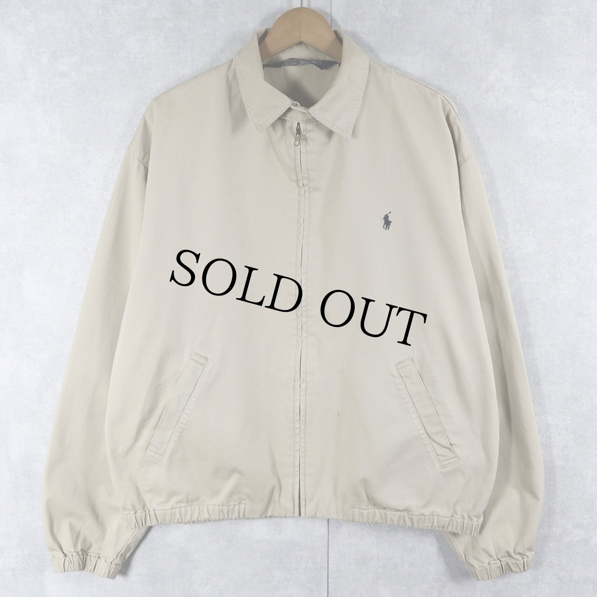 画像1: POLO Ralph Lauren ロゴ刺繍 コットンスイングトップ M (1)