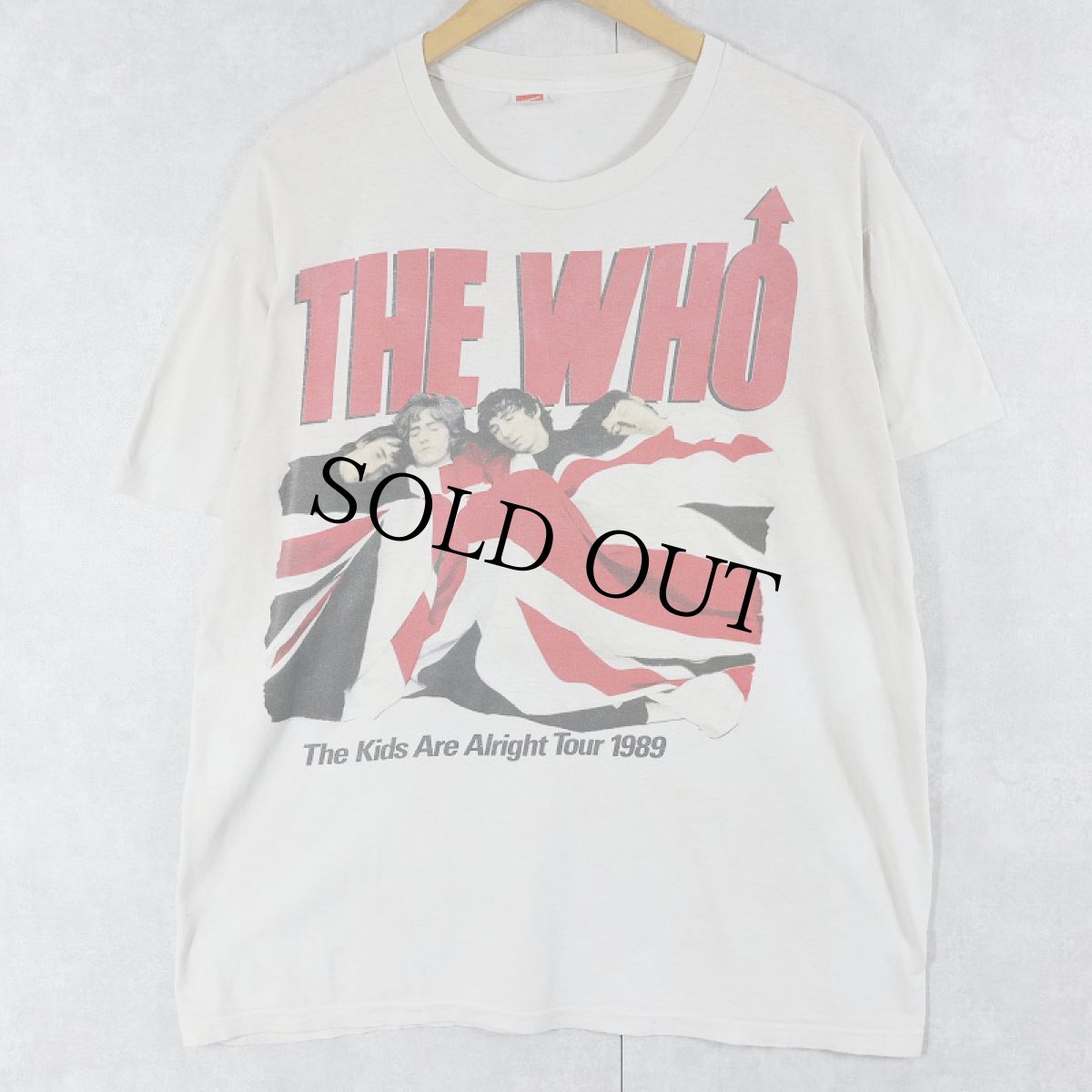 画像1: 1989 The Who USA製 "The Kids Are Alright Tour 1989" ロックバンドツアープリントTシャツ XL (1)