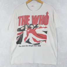 画像1: 1989 The Who USA製 "The Kids Are Alright Tour 1989" ロックバンドツアープリントTシャツ XL (1)