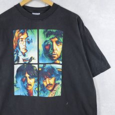 画像1: 90's〜 THE BEATLES ロックバンドプリントTシャツ BLACK XL (1)