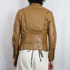 画像3: 70's BROOKS シングルライダースジャケット SIZE34 (3)