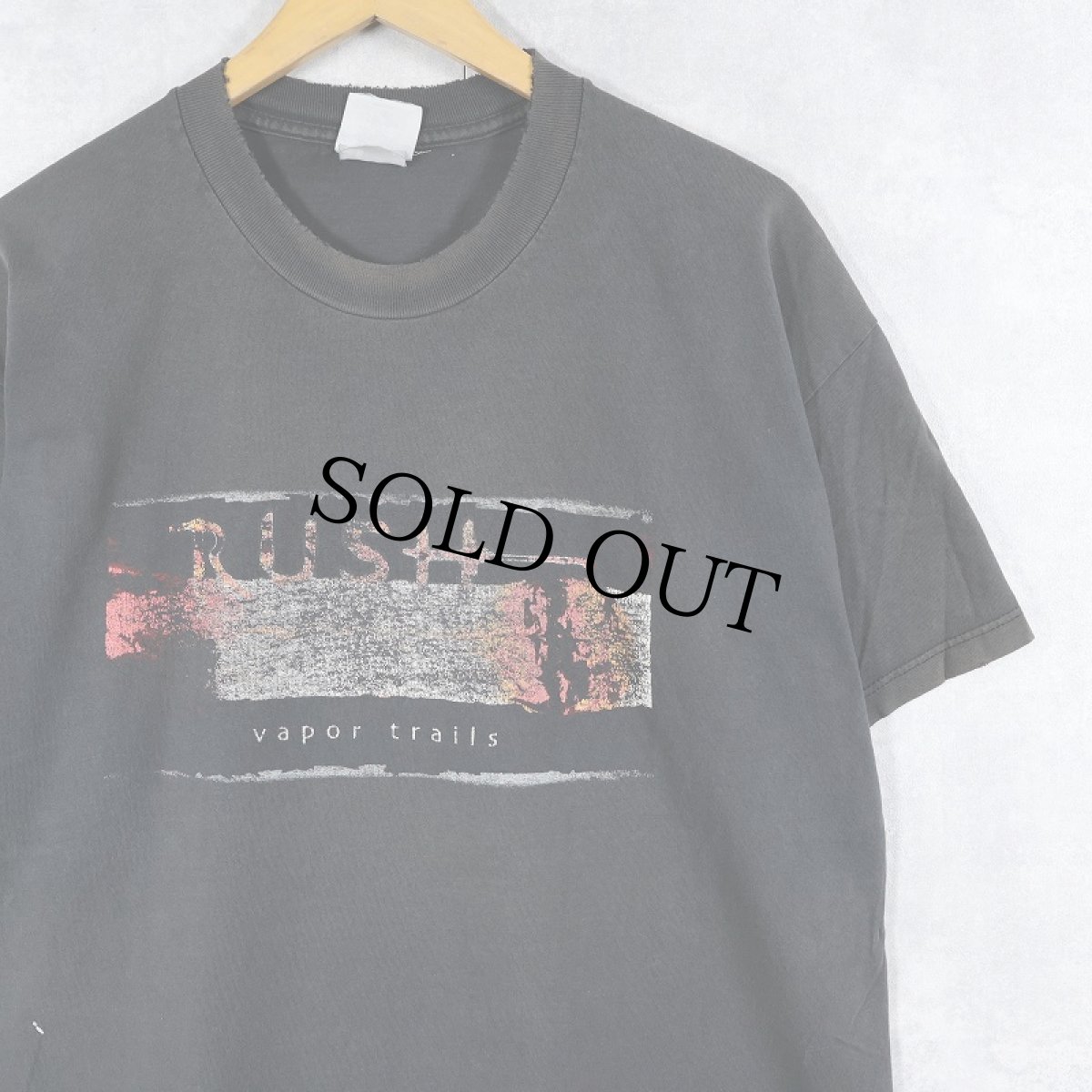 画像1: 2000's RUSH "vapor trails" ロックバンドツアープリントTシャツ BLACK  (1)