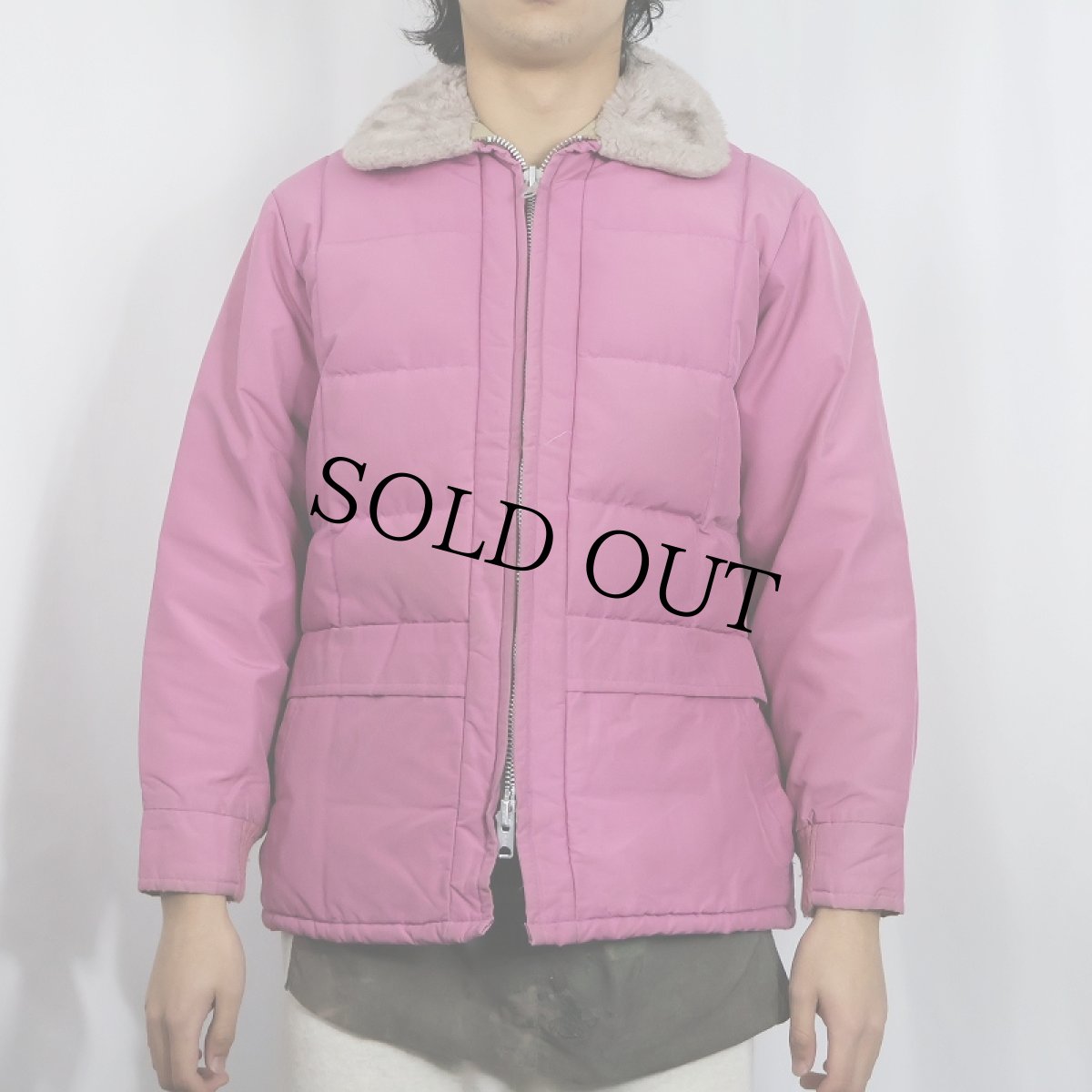 画像2: 70〜80's Tempco 襟ボア グースダウンジャケット SIZE12 (2)