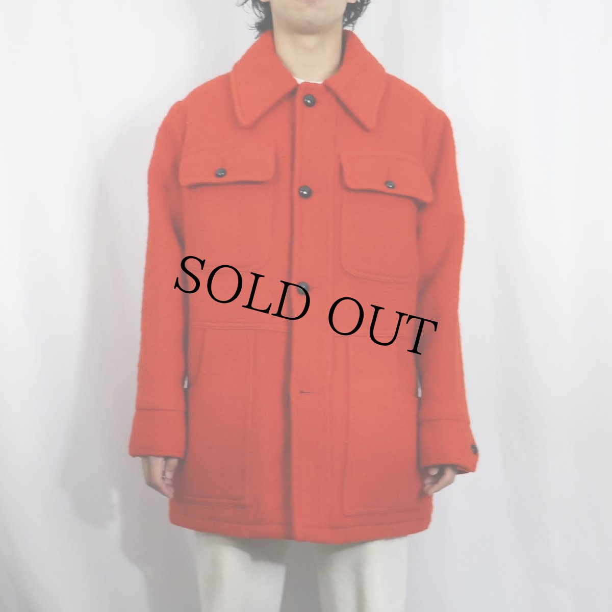 画像2: 60〜70's HUDSON'S BAY CANADA製 ウールジャケット M (2)