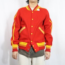 画像2: 50's USMC Warm Up Athletic Jacket SIZE40 (2)