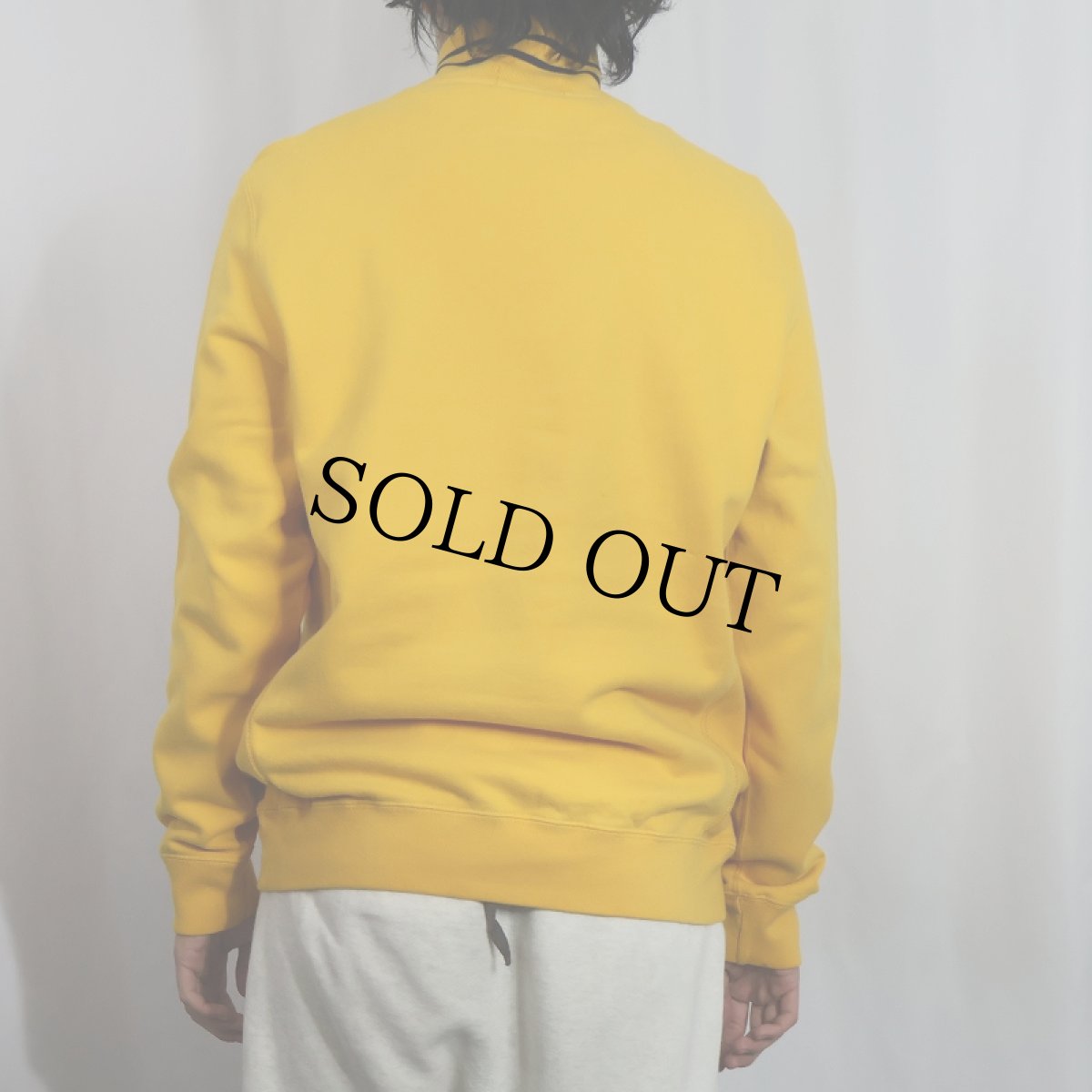 画像3: POLO Ralph Lauren ロゴ刺繍 ハーフジップ コットン×アクリルスウェット M (3)