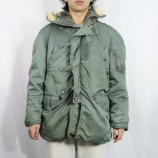 画像2: 60's U.S.AIR FORCE N-3B ステンシル入り フライトジャケット (2)