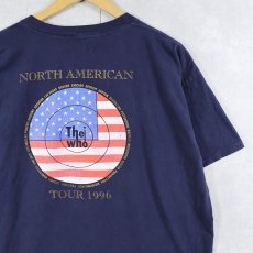 画像2: 1996 The Who "QUADROPHENIA Tour" ロックバンドツアープリントTシャツ NAVY  (2)