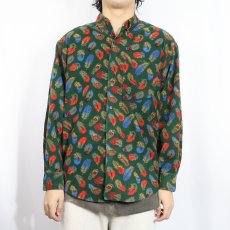 画像2: 90's GAP 羽柄 コーデュロイボタンダウンシャツ S (2)