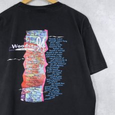 画像2: 1994 WOODSTOCK × PEPSI "live it love, pepsi" ミュージックフェスティバル プリントTシャツ BLACK L (2)