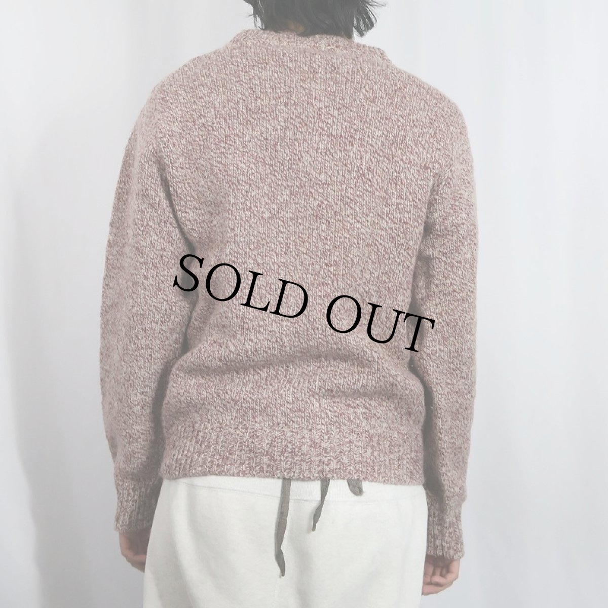 画像3: 80〜90's L.L.Bean USA製 ミックスカラー ウールニットセーター M (3)