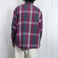 画像3: 80's ST JOHN'S BAY USA製 チェック柄 ヘビーネルシャツ XL (3)