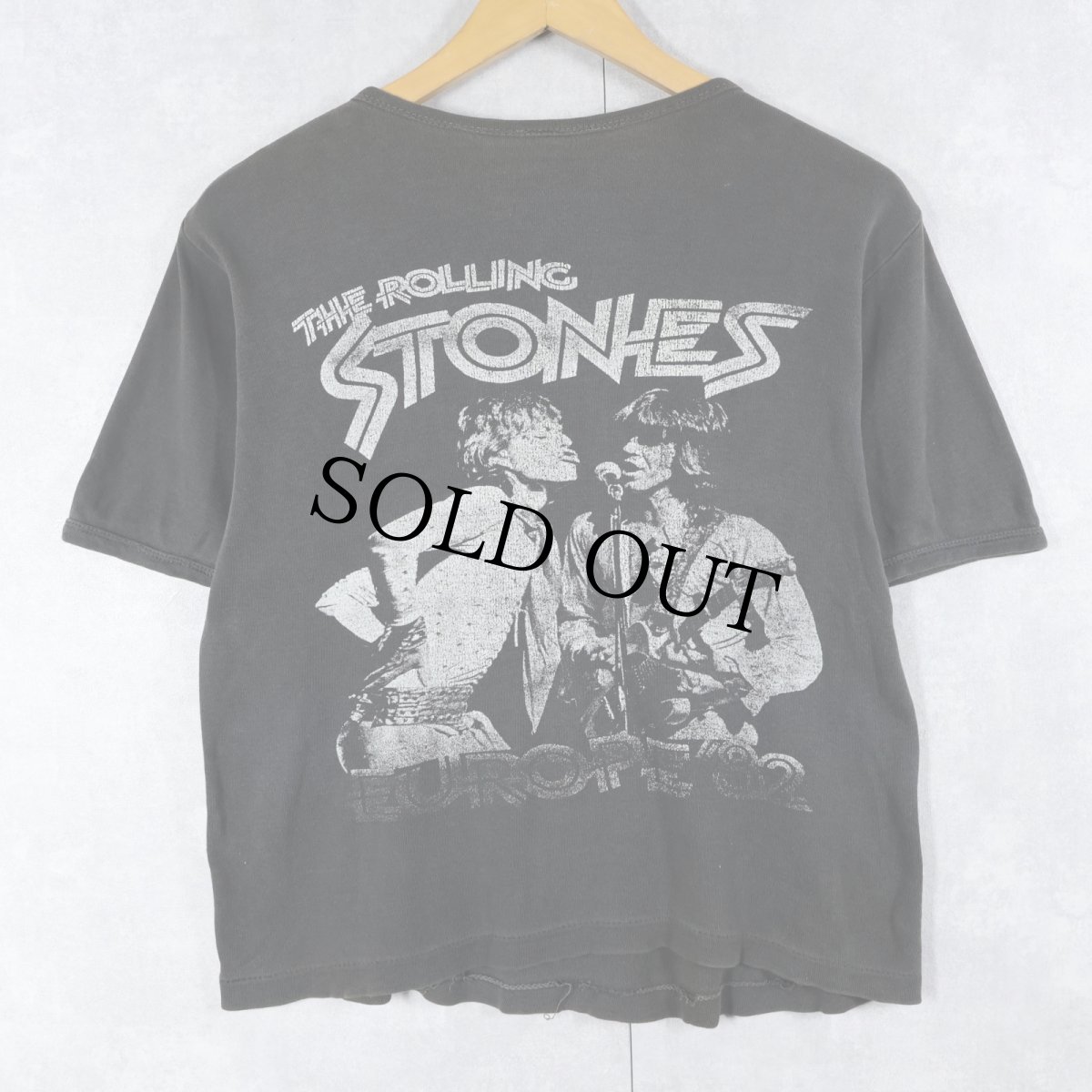 画像2: 1982 The Rolling Stones "EUROPE'82 TOUR" ロックバンドツアーTシャツ  (2)