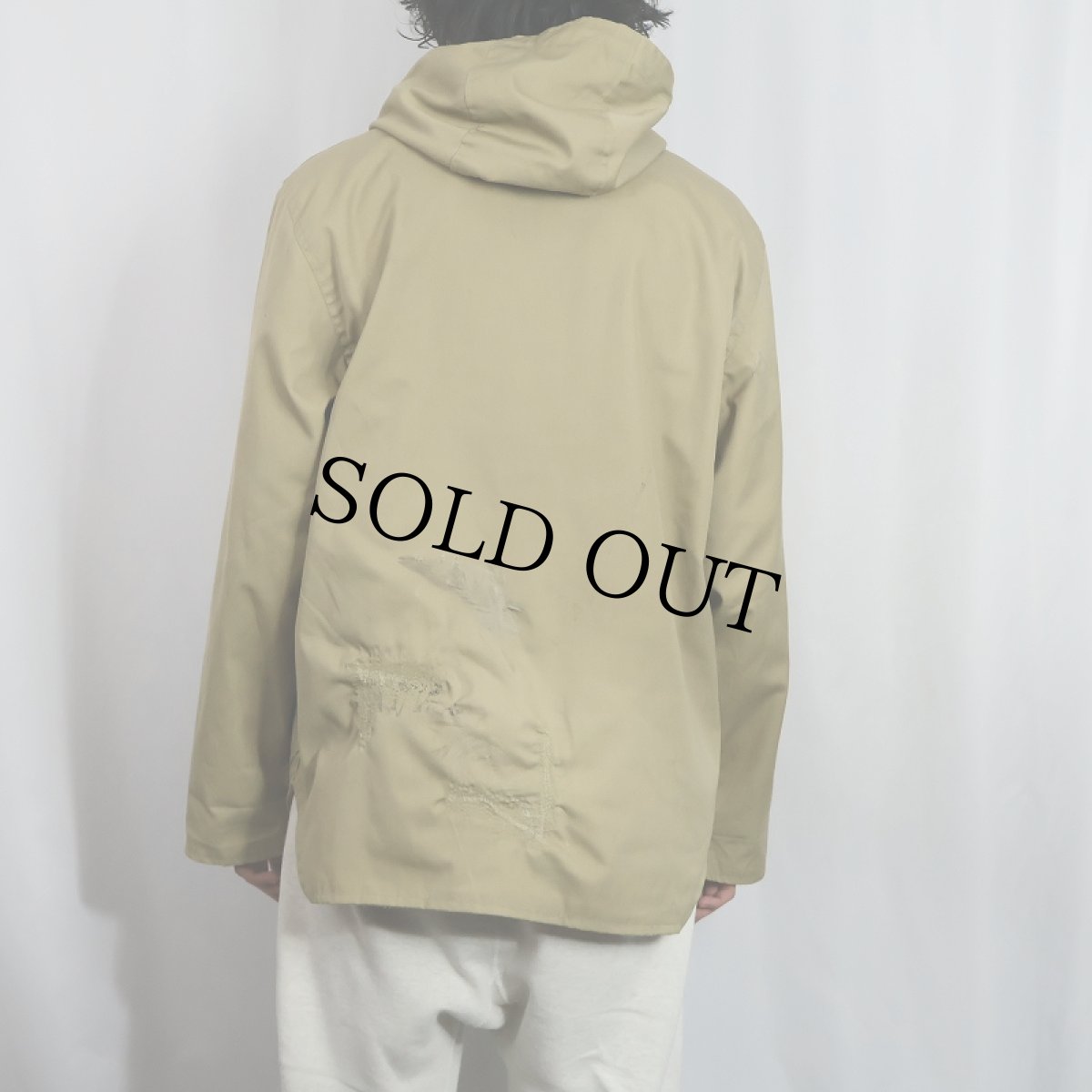 画像3: Jockey Outward Bound ハーフジップ コットンアノラックパーカー M (3)