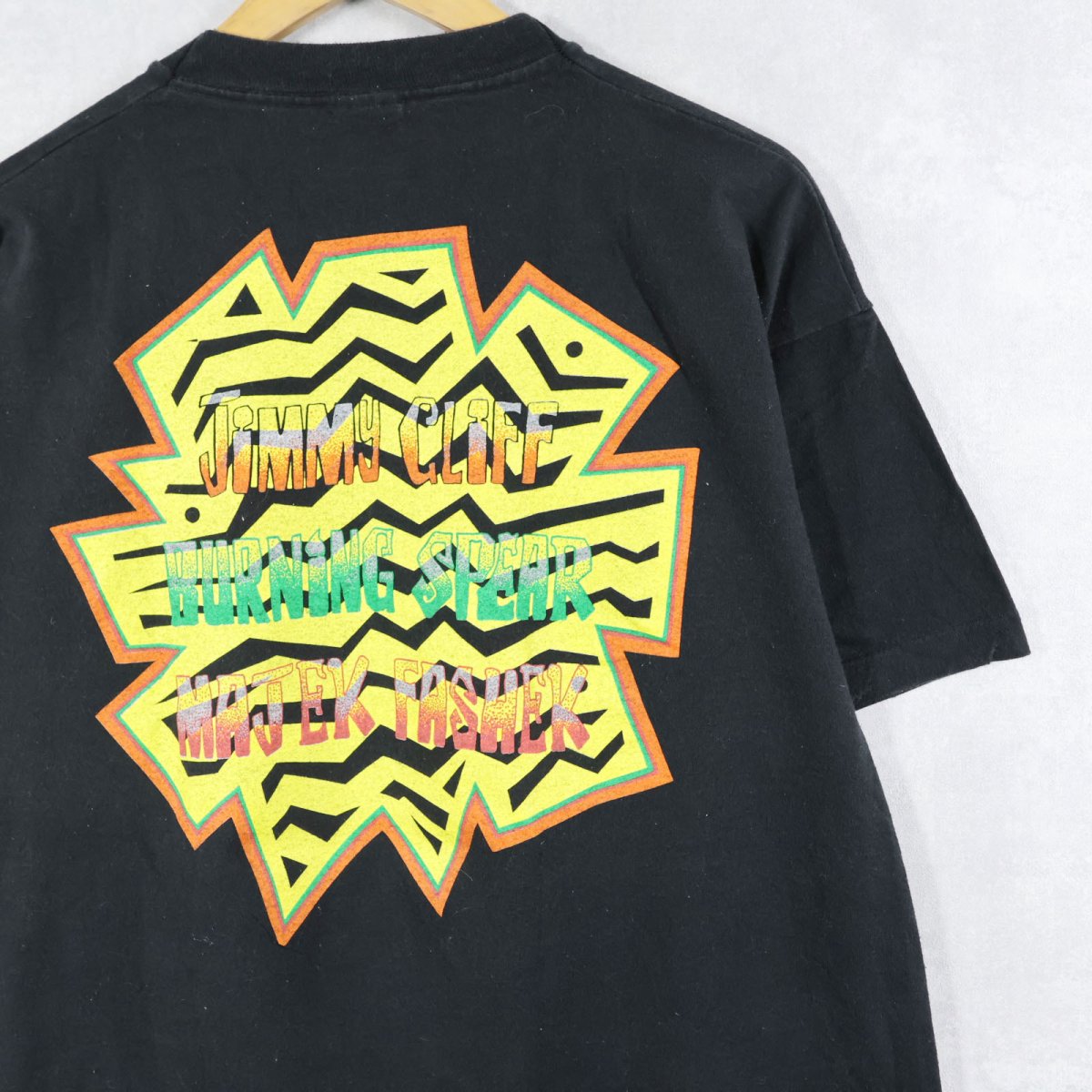 画像2: 1992 WORLD BEAT USA製 レゲエフェスティバルTシャツ BLACK XL (2)