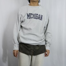画像2: REVERSE WEAVE TYPE "MICHIGAN" 染み込みプリントスウェット (2)