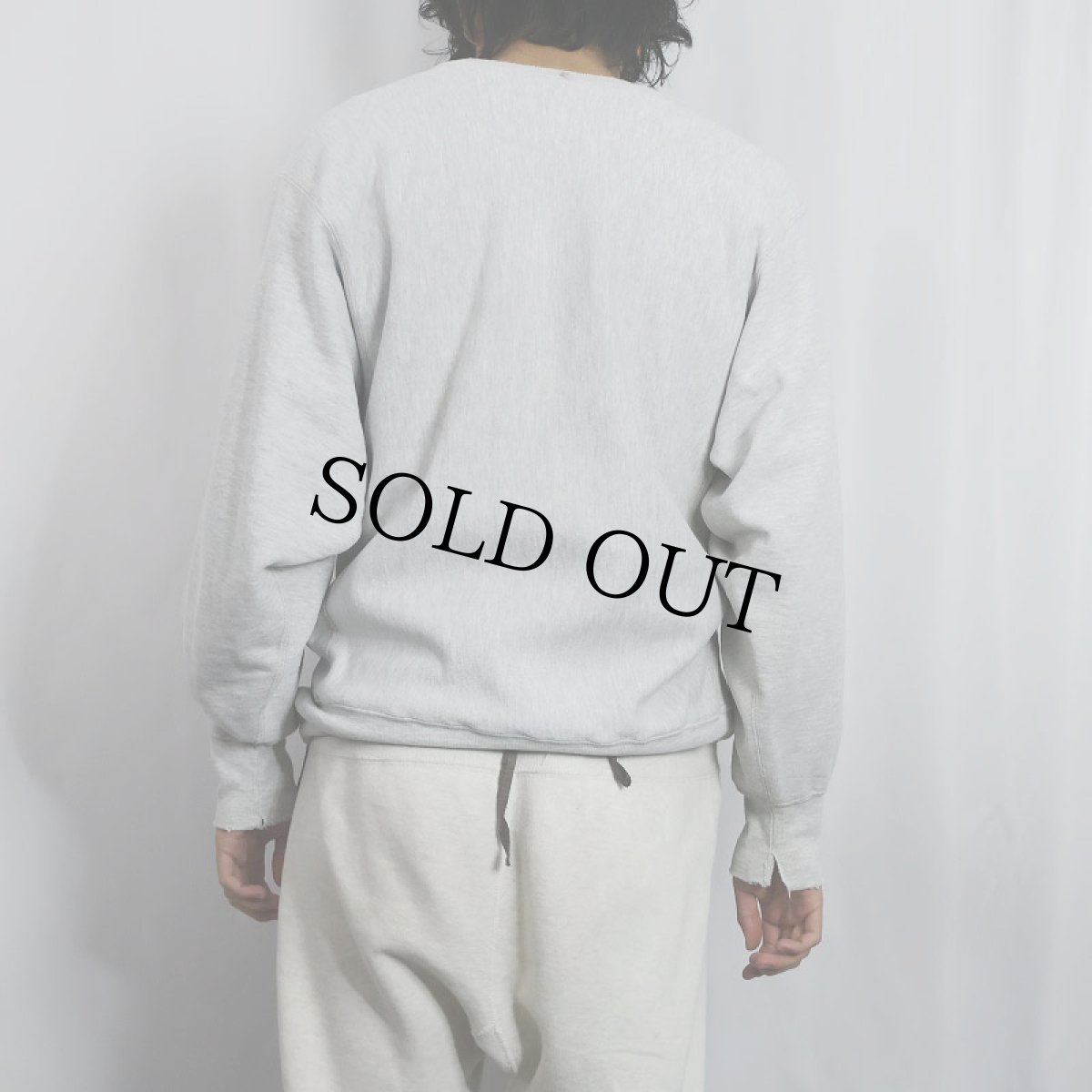 画像3: REVERSE WEAVE TYPE "MICHIGAN" 染み込みプリントスウェット (3)