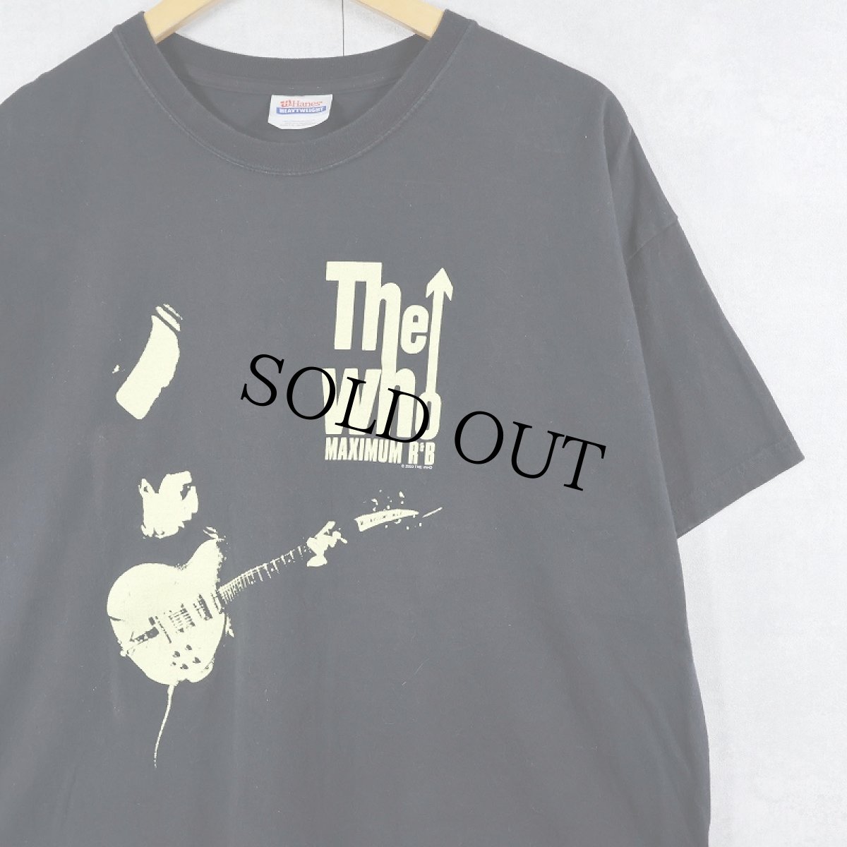 画像1: 2003 The Who "MAXIMUM R&B" ロックバンドプリントTシャツ BLACK XL (1)