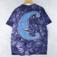 画像2: 90's THE MOUNTAIN USA製 "SUN & MOON" 大判プリント タイダイTシャツ XL (2)