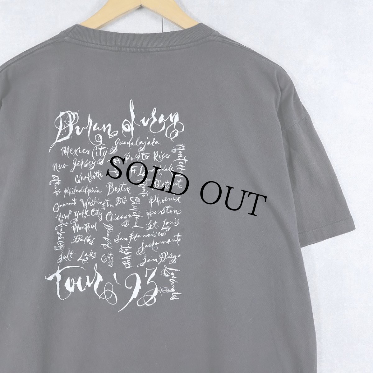 画像2: 1993 Duran Duran USA製 "The Wedding Album" ロックバンドツアーTシャツ XL  (2)