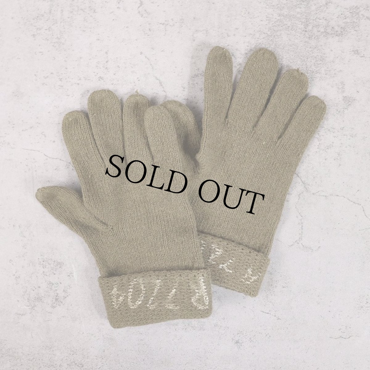 画像1: 40〜50's U.S.MILITARY ウールニットグローブ (1)