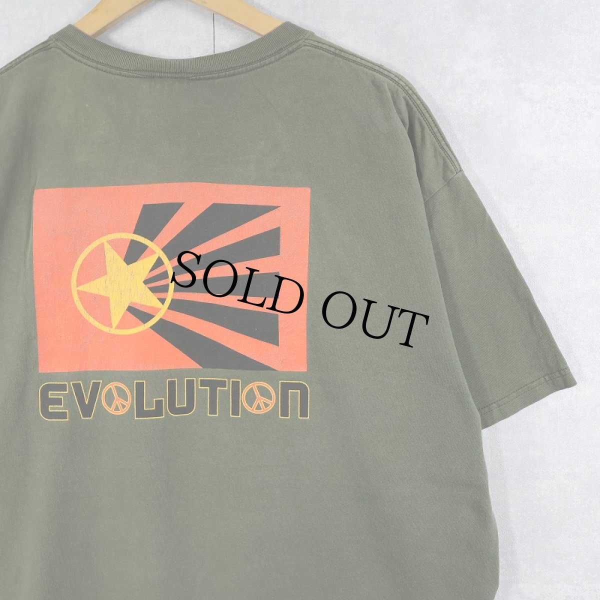画像2: 2000's JOHN LENNON "REVOLUTION" ミュージシャン プリントTシャツ XL (2)