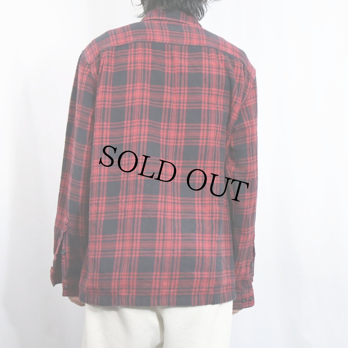 画像3: Patagonia "ORGANIC COTTON" チェック柄 ヘビーネルシャツ L (3)