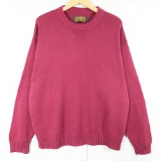 画像1: 90's〜 Eddie Bauer コットンニットセーター L (1)