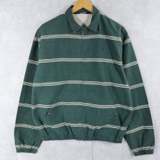 画像1: 90's POLO Ralph Lauren USA製 ボーダー柄 コットンスイングトップ M (1)